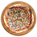 Mushroom Pizza (v) 
