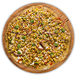 Sweetcorn Pizza (v) 